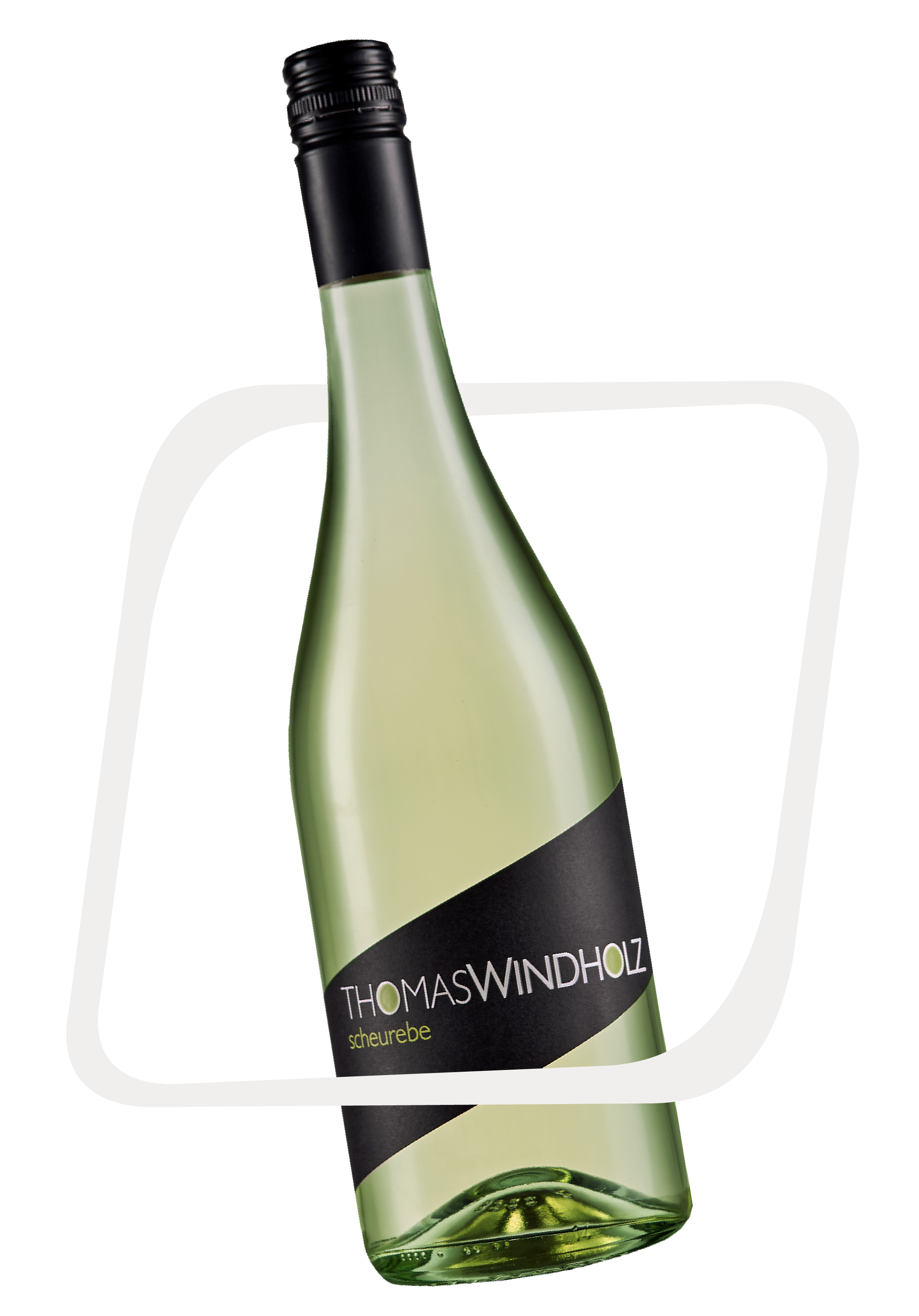 Professionelles Studio-Flaschenfoto von einer Weinflasche